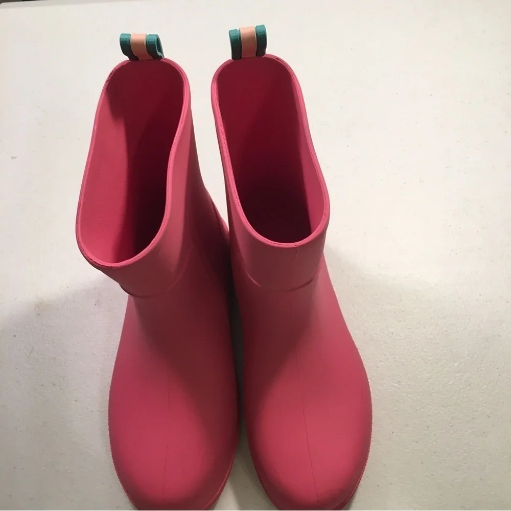 Totes Rain Boots Pink Size 4-5